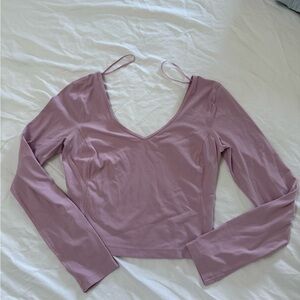lululemon athletica Dusty Pink Long Sleeve Top